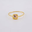 Triqui Square Ring 0.95 g / T6 3/4 18K Yellow Gold