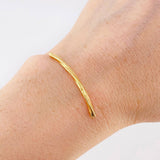 Herraje Cilindro 0.35 g / 1 1/2 in Oro Amarillo 18K