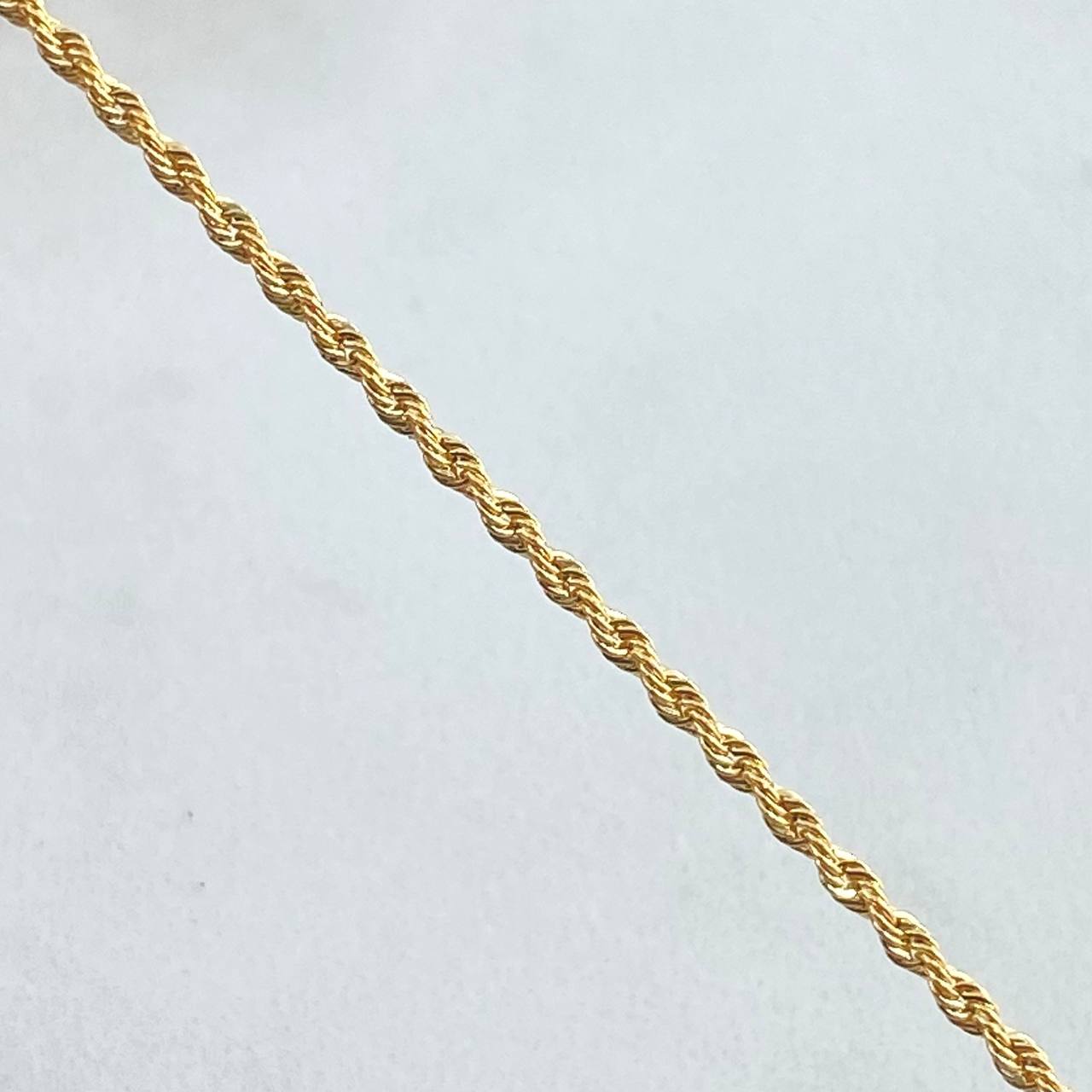 Rope Chain 1.85gr / 50cm / +3 18K Gold
