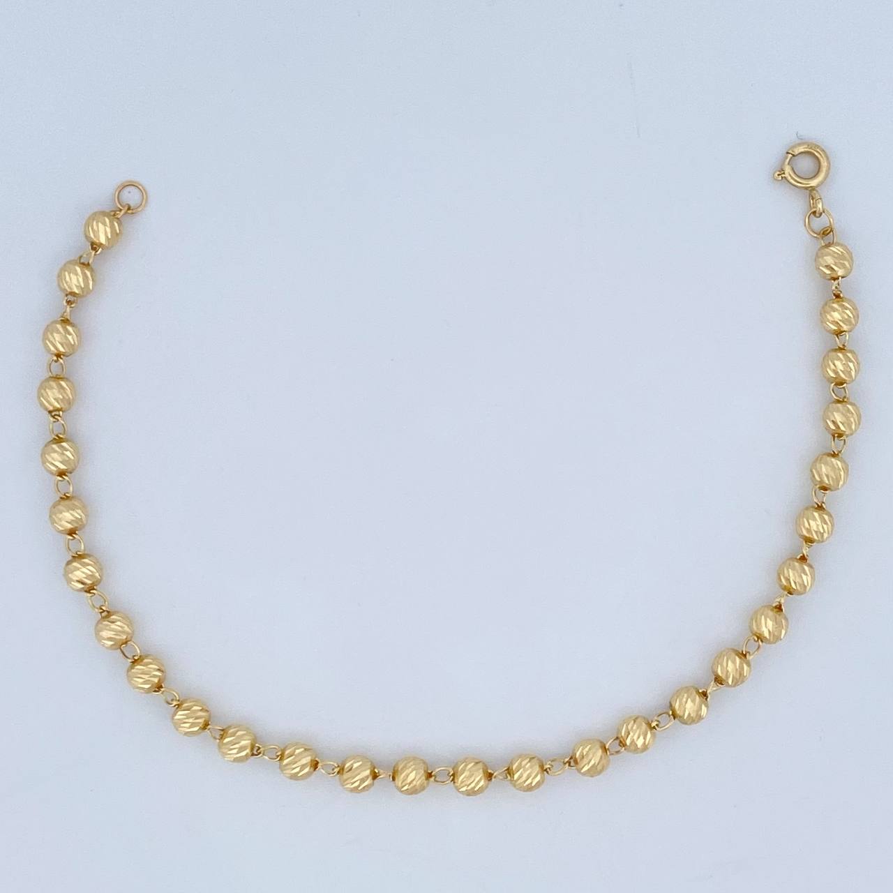 Military Type Bracelet 3.2gr / 19cm / 18K Gold $