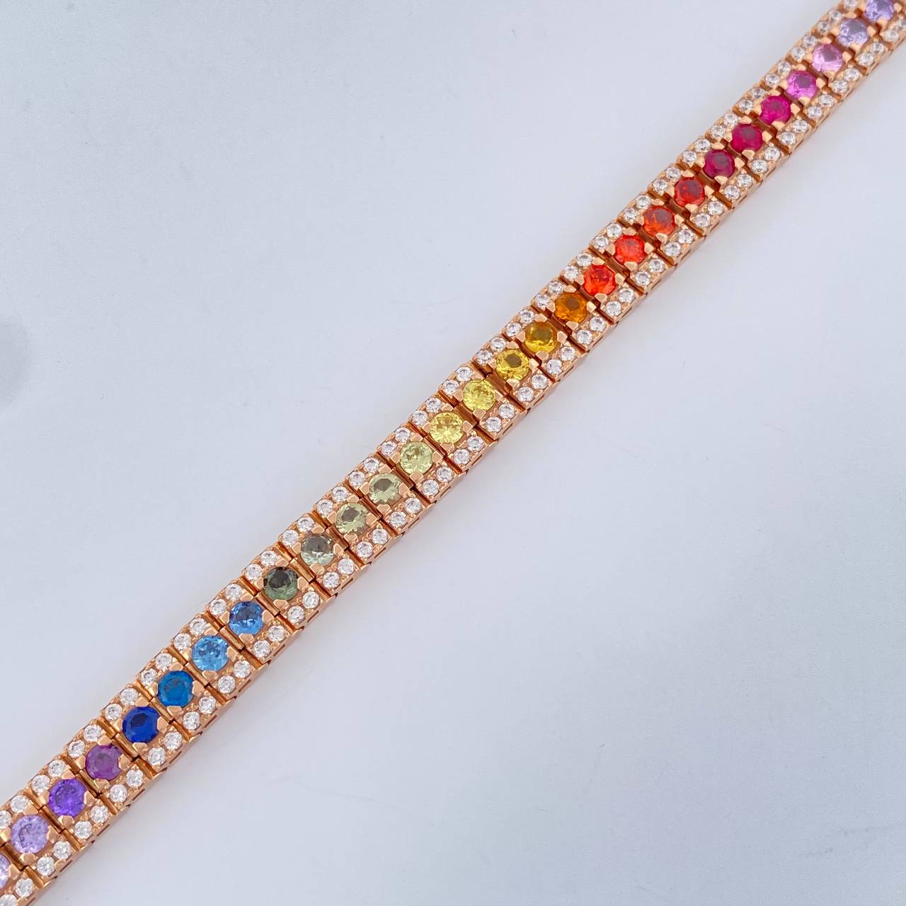 Special Tennis Bracelet 30gr / 19cm / 18K Gold $