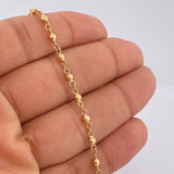 Military Type Bracelet 2.75gr / 18.8cm / 18K Gold $