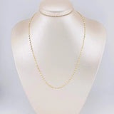 Flor Espejo Chain 1g / 22 in / 1.2mm Yellow Gold 18K