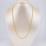 Cadena Lazo 2.9g / 20 in / 2.2mm Oro Amarillo 18K