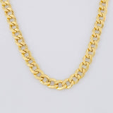 Cadena Cubana 9.05g / 50cm / 5.1mm Oro Amarillo 18K