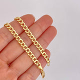 Cadena Cubana 9.05g / 20 in / 5.1mm Oro Amarillo 18K