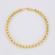 Bracelet Venetian Square 6.65g / 8 1/2 in / 4.5mm Three Golds 18K