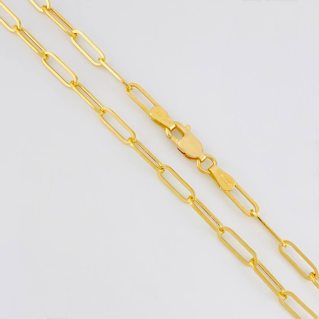 Paperclip Chain 4.9g / 20 in / 3.1mm Yellow Gold 18K
