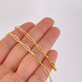 Paperclip Chain 4.9g / 20 in / 3.1mm Yellow Gold 18K