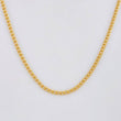Cadena Cubana 2.1g / 24 in / 2mm Oro Amarillo 18K