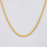 Cadena Cubana 2.1g / 24 in / 2mm Oro Amarillo 18K