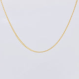 Cadena Cubana 2.1g / 24 in / 2mm Oro Amarillo 18K