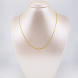 Cadena Cubana 4.15g / 24 in / 3.1mm Oro Amarillo 18K