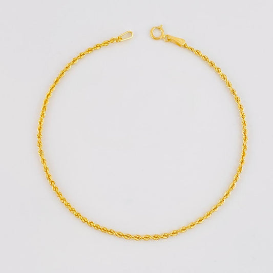 Pulso Lazo 0.65g / 6 3/4 in / 1.6mm Oro Amarillo 18K