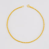 Pulso Lazo 0.65g / 7 in / 1.6mm Oro Amarillo 18K