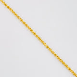 Pulso Lazo 0.65g / 6 3/4 in / 1.6mm Oro Amarillo 18K
