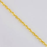 Cadena Lazo 3.1g / 20 in / 2.15mm Oro Amarillo 18K