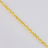 Cadena Lazo 3.5g / 20 in / 2.65mm Oro Amarillo 18K