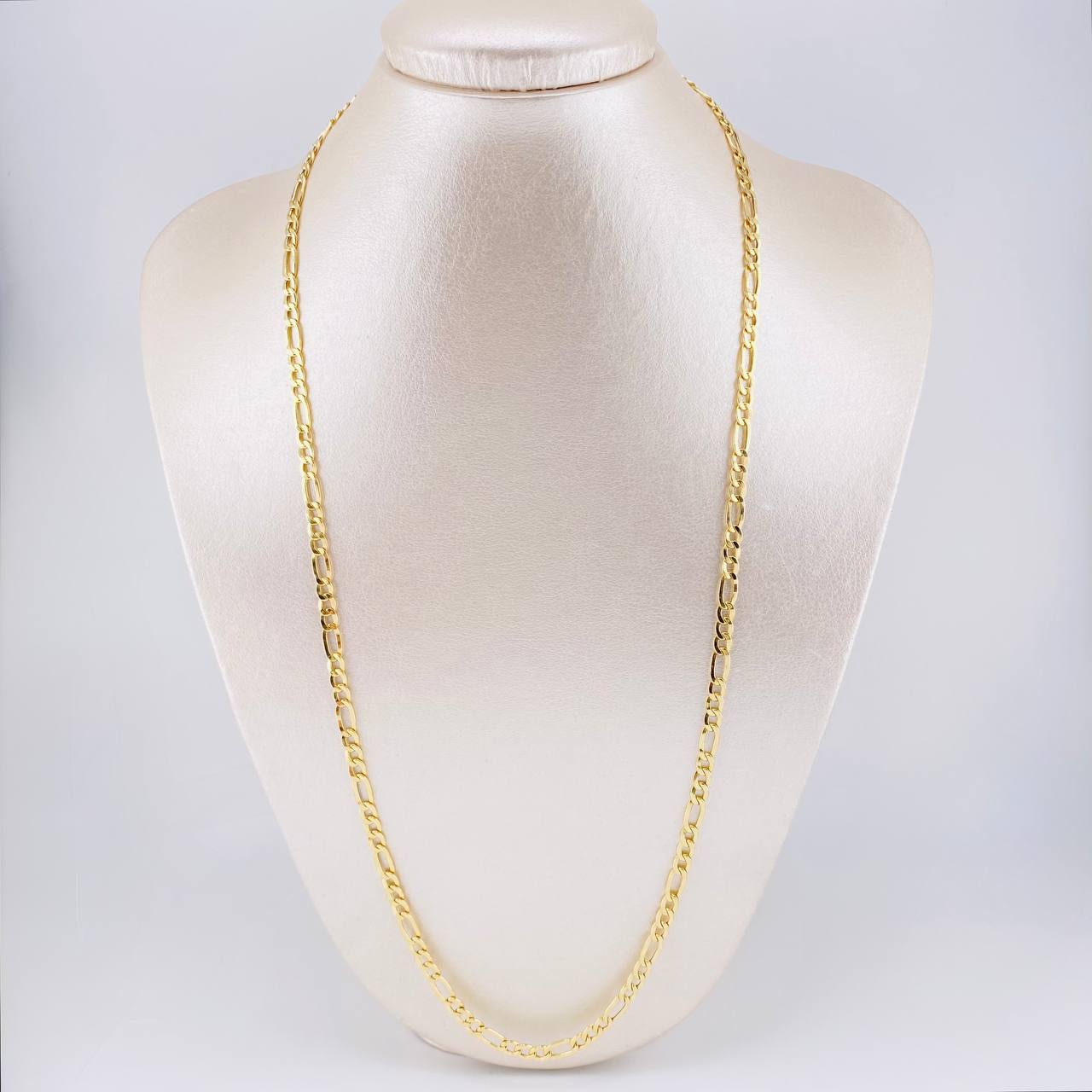 Figaro Chain 7.6g / 24 in / 4.3mm 18K Yellow Gold