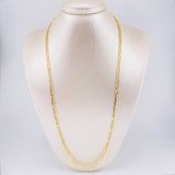 Figaro Chain 7.6g / 24 in / 4.3mm 18K Yellow Gold