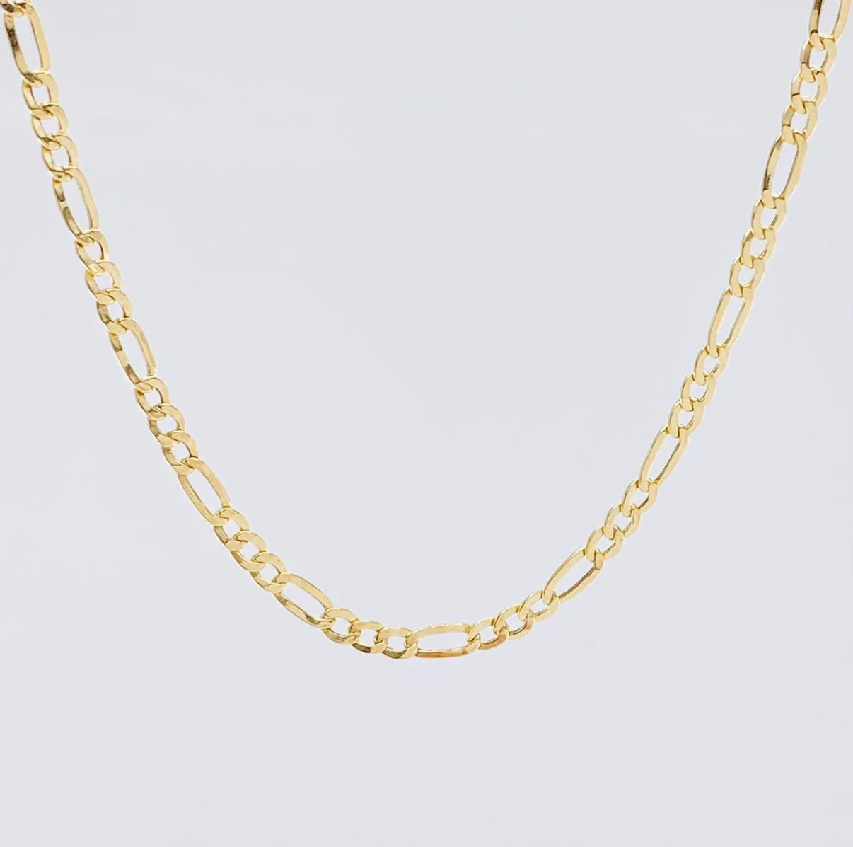 Figaro Chain 6.5g / 24 in / 2mm Yellow Gold 18K