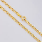 Cuban Links 3.4g / 20 in / 3mm 18K Yellow Gold