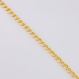 Cadena Cubana 2.15g / 18 in / 2.4mm Oro Amarillo 18K