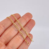 Pulso Figaro 0.7g / 7 3/4 in / 1.9mm Oro Amarillo 18K