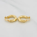 Candongas Gala 1.8g / 1/2 in Oro Amarillo 18K