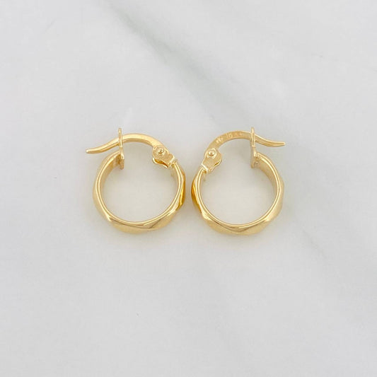 Candongas Susi 1.05g / 1/2 in Oro Amarillo 18K