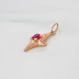 Dije Estrella Cardinal 1.35g / 1 in Oro Rosa 18K