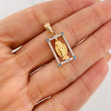 Dije Medalla Virgen Milagrosa 2.55g / 1 in Oro Amarillo 18K
