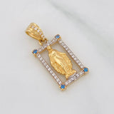 Dije Medalla Virgen Milagrosa 2.55g / 1 in Oro Amarillo 18K