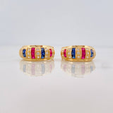 Candongas Imperial 6.4g / 3/4 in Oro Amarillo 18K