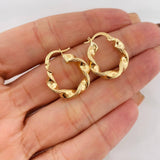 Candongas Pupi 2.7g / 3/4 in Oro Amarillo 18K