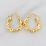Candongas Pupi 2.7g / 3/4 in Oro Amarillo 18K