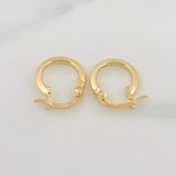 Candongas Clau 0.8g / 1/2 in Oro Amarillo 18K