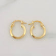 Candongas Clau 0.8g / 1/2 in Oro Amarillo 18K
