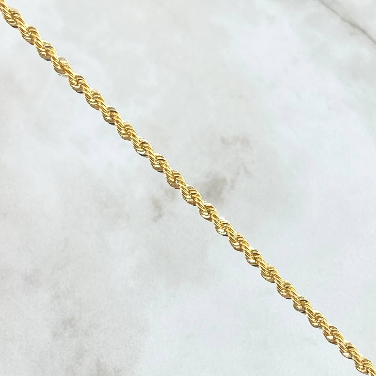 Rope Chain 5.75gr / 60cm / 2.7mm Yellow Gold +3 18K ©
