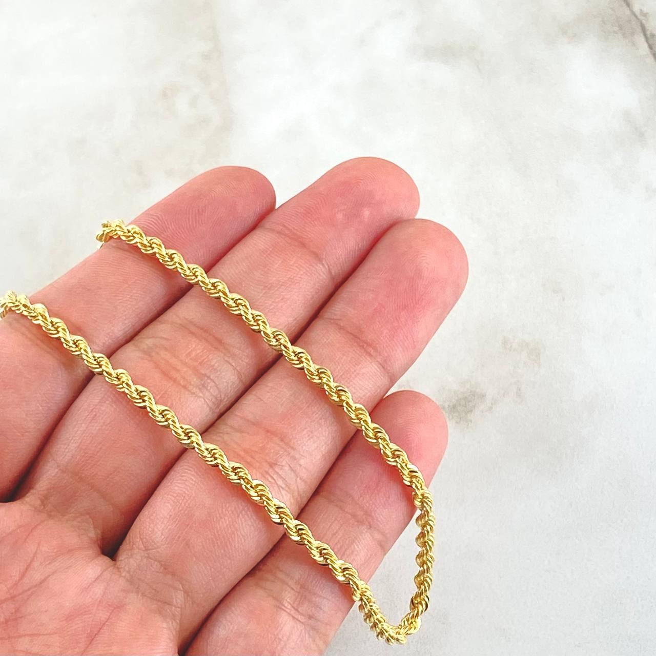 Rope Chain 5.75gr / 60cm / 2.7mm Yellow Gold +3 18K ©