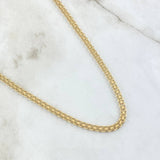 Bismark Chain 7.75gr / 23 1/2 in / 18K Gold +1