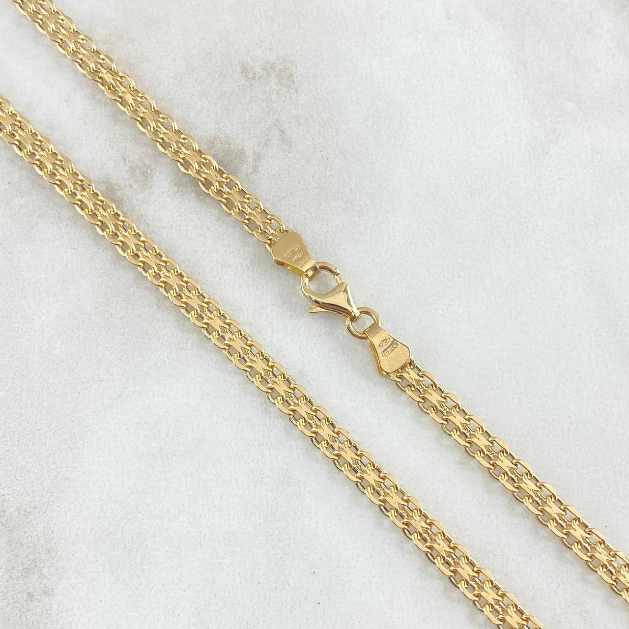Bismark Chain 7.9gr / 60cm / 3.7mm Yellow Gold +0 18K ©