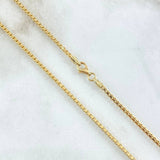 Venetian Chain 6.2gr / 60cm / 1.7mm Yellow Gold +3 18K *