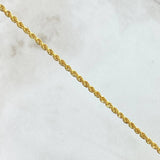 Rope Chain 3.4gr / 19 3/4 in / 2.6mm Yellow Gold +3 18K ©