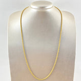Cadena Lazo 3.45gr / 60cm / 2.1mm Oro Amarillo +3 18K *