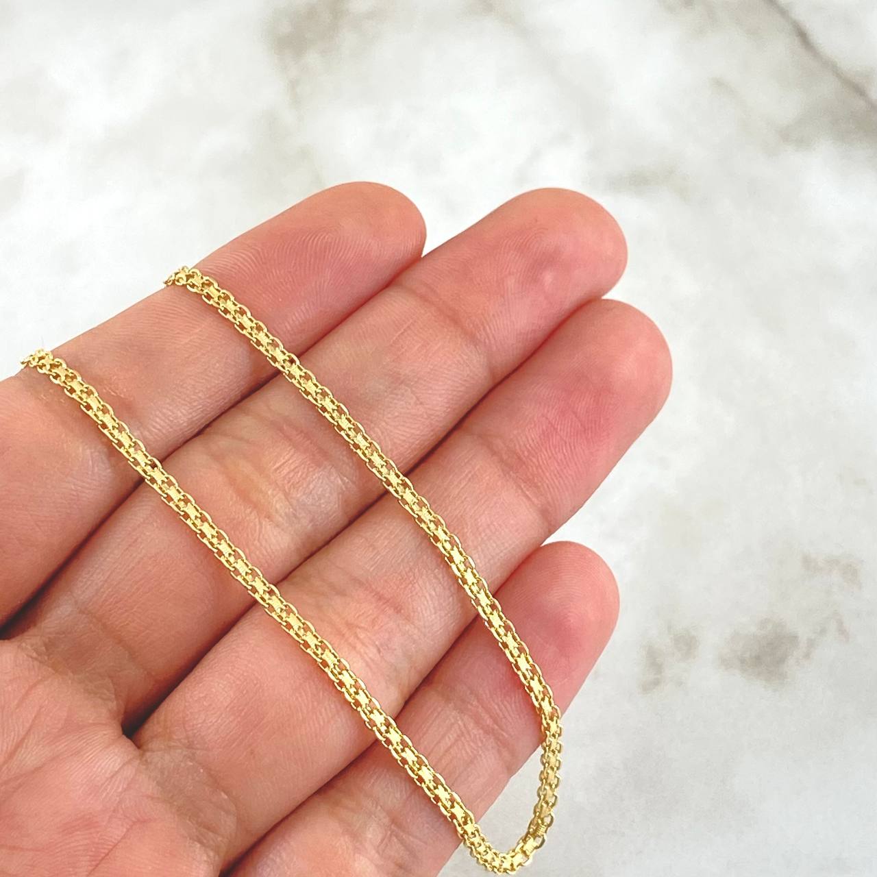 Cadena China 5.25gr / 60cm / 2mm Oro Amarillo +0 18K ©