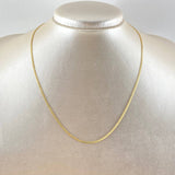 Cadena China 2.15gr / 40cm / 1.4mm Oro Amarillo +1 18K ©