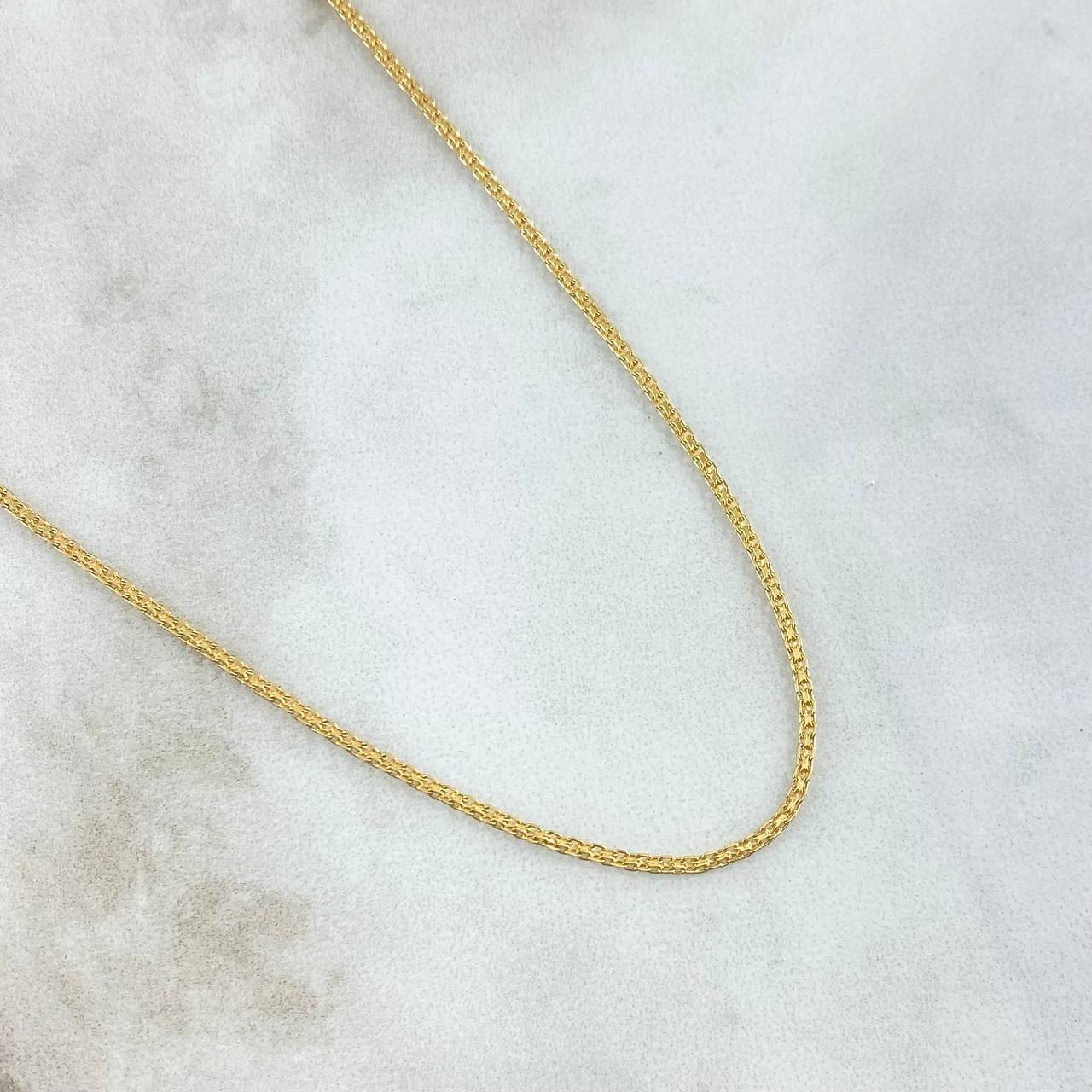 Cadena China 3.35gr / 50cm / 1.6mm Oro Amarillo +0 18K