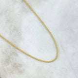 Cadena China 3.3gr / 50cm / +0 Oro 18K