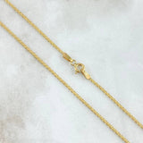 Cadena China 3.3gr / 50cm / +0 Oro 18K